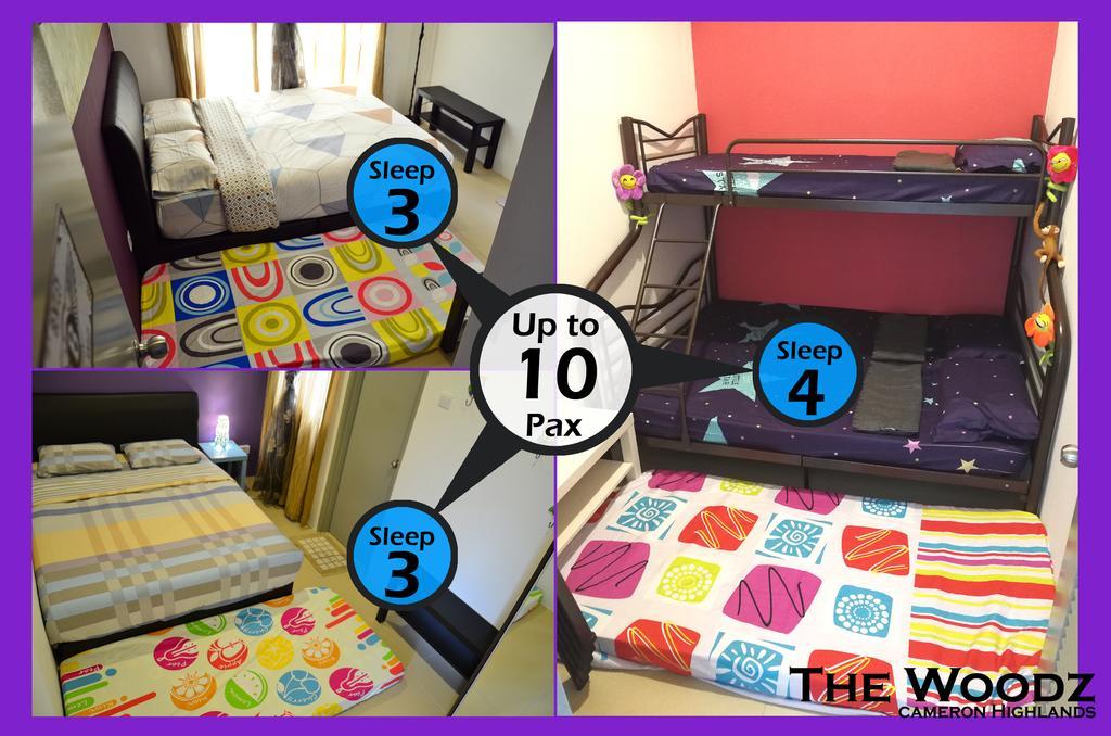 The Woodz Homestay - 3 Bedroom مرتفعات كاميرون الغرفة الصورة